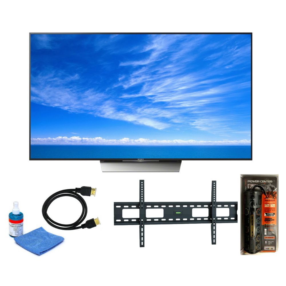 Sony XBR65X850D Series 65"Class HDR 4K Smart LED TV Bundle