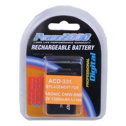 DMW-BMB9 Extended Life Time Rechargeable Battery for DMC-FZ40/ FZ100 Cameras