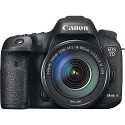 Canon EOS 7D Mark II DSLR 18-135mm IS STM Lens - Black