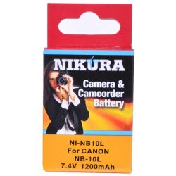 Ni-NB10L Extended Battery For Canon NB-10L