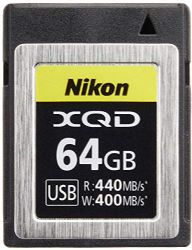 Nikon XQD Memory Card 64GB MC-XQ64G