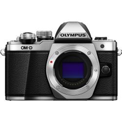 Olympus OM-D E-M10 Mark II Mirrorless Micro Four Thirds Digital Camera (Body Only, Silver)