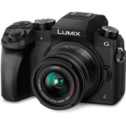 Panasonic Lumix DMC-G7 Mirrorless  with 14-42mm Lens Black