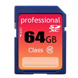 Ultra high speed premium SDXC class 10 64GB memory card