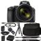 Nikon COOLPIX P950 Digital Camera: with 83x Optical Zoom, 4K and Built-in Wi-Fi (Black) + 128GB 1200X SDXC Card + 2 EN-EL20 Batteries + Case + Flexible Tripod + Pro Bundle