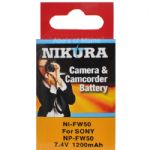 Super High Capacity Replacement for Sony NP-FW50 Battery