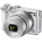 1 J5 Mirrorless Digital Camera with 10-30mm Lens (White)