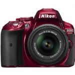 D5300 DSLR Camera with 18-55mm VR Lens - Red