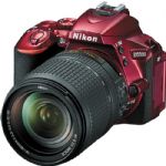 Nikon D5500 DSLR Camera with 18-140mm Lens (Red)