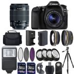 Canon EOS 80D Digital SLR Camera +18-55mm IS STM Lens + 2 X 32GB bundle