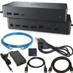 Dell Universal Dock (UD22): USB-C Docking Station with A Future-Ready Design + ZoomSpeed HDMI Cable + ZoomSpeed DisplayPort Cable + ZoomSpeed Ethernet Cable - ZoomSpeed Dock Hub Bundle