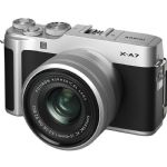 FUJIFILM X-A7 Mirrorless Digital Camera with 15-45mm Lens (Silver)