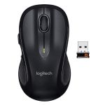 Logitech M510 Wireless Computer Mouse Comfortable Shape with USB Unifying Receiver, with Back/Forward Buttons and Side-to-Side Scrolling, Dark Gray