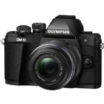 Olympus OM-D E-M10 Mark II Mirrorless Micro Four Thirds Digital Camera with 14-42mm II R Lens (Black)