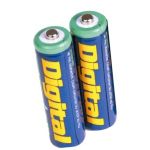 2 pack of NIMH AA Rechargeable Batteries