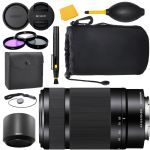 Sony E 55-210mm f/4.5-6.3 OSS E-Mount Lens Black + MORE