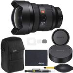 Sony FE 12-24mm f/2.8 G Master, Ultra-Wide-Angle Zoom Lens for Sony E/FE (SEL1224GM) - International Version + AOM Starter Bundle