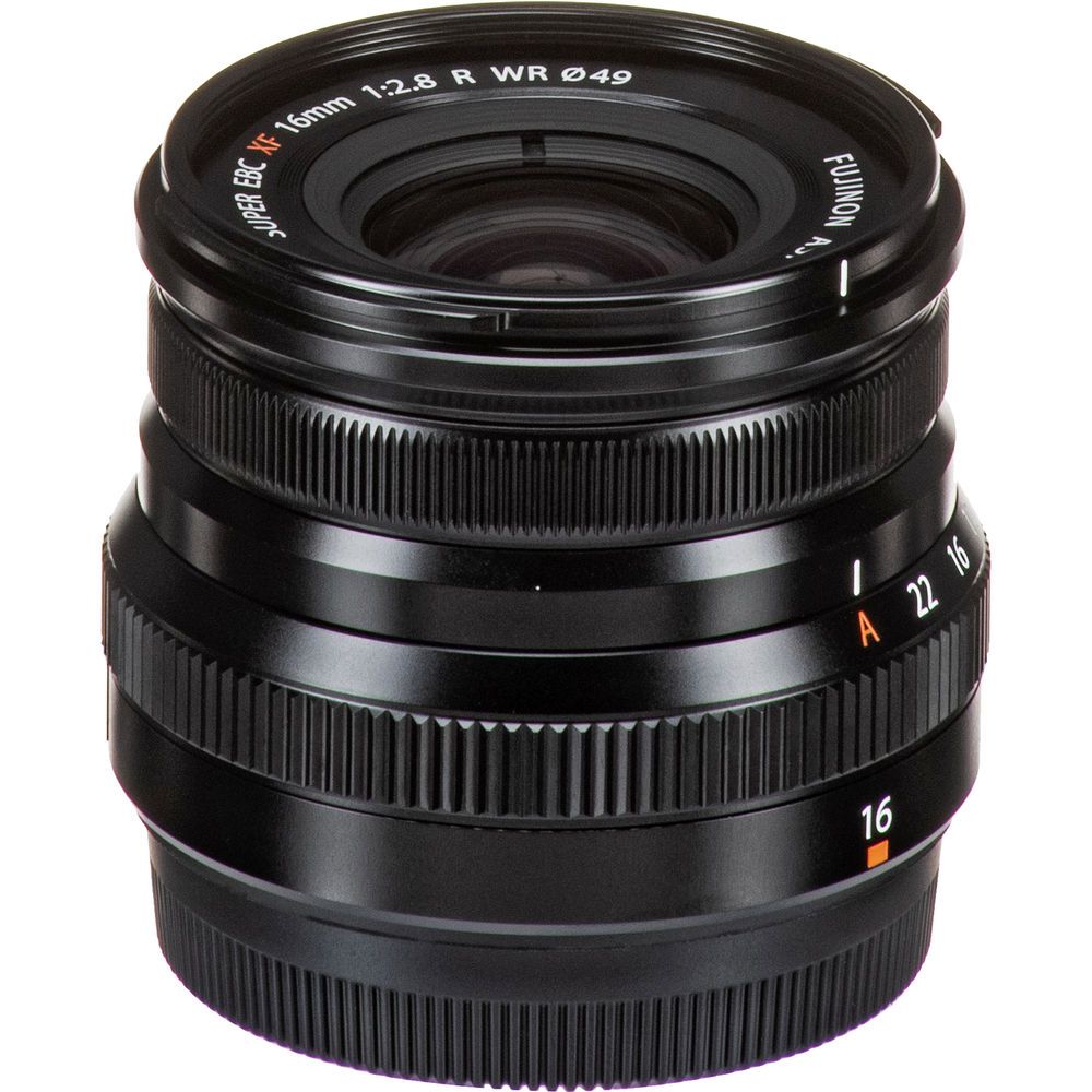 FUJIFILM XF 16mm f/2.8 R WR Lens (Black) 16611655