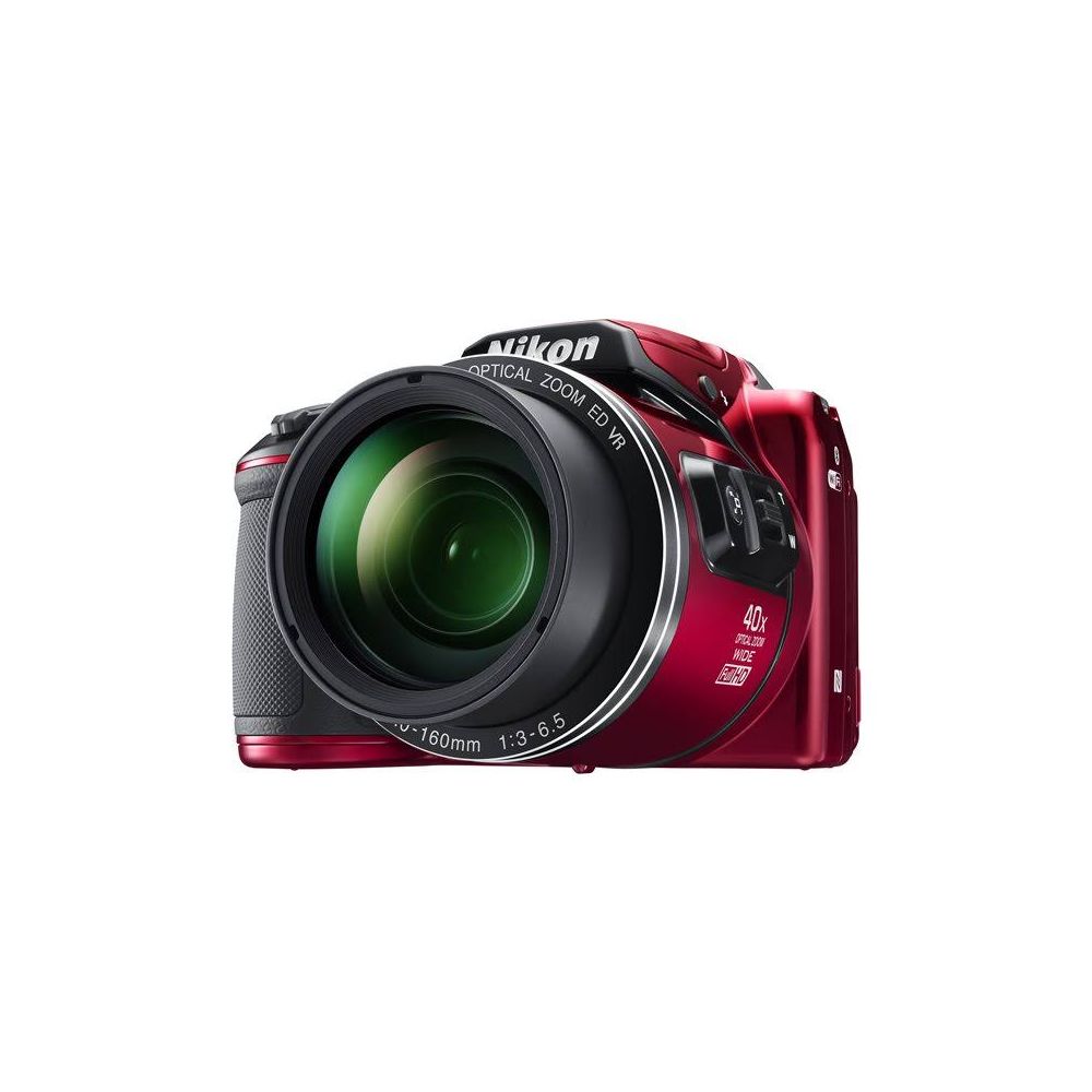 Nikon Coolpix B500 16.0 MP Compact Digital Camera - 1080p - Red 26508