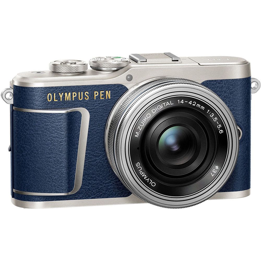 Olympus PEN EPL9 Mirrorless Micro Four Thirds with 1442mm Lens (Blue