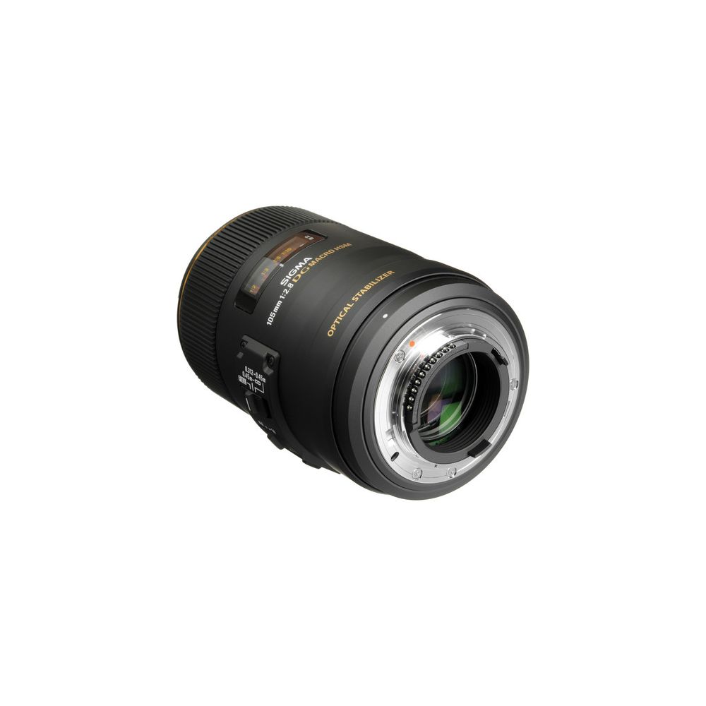 Sigma 105mm f/2.8 EX DG OS HSM Macro Lens for Nikon DSLR Cameras 258306