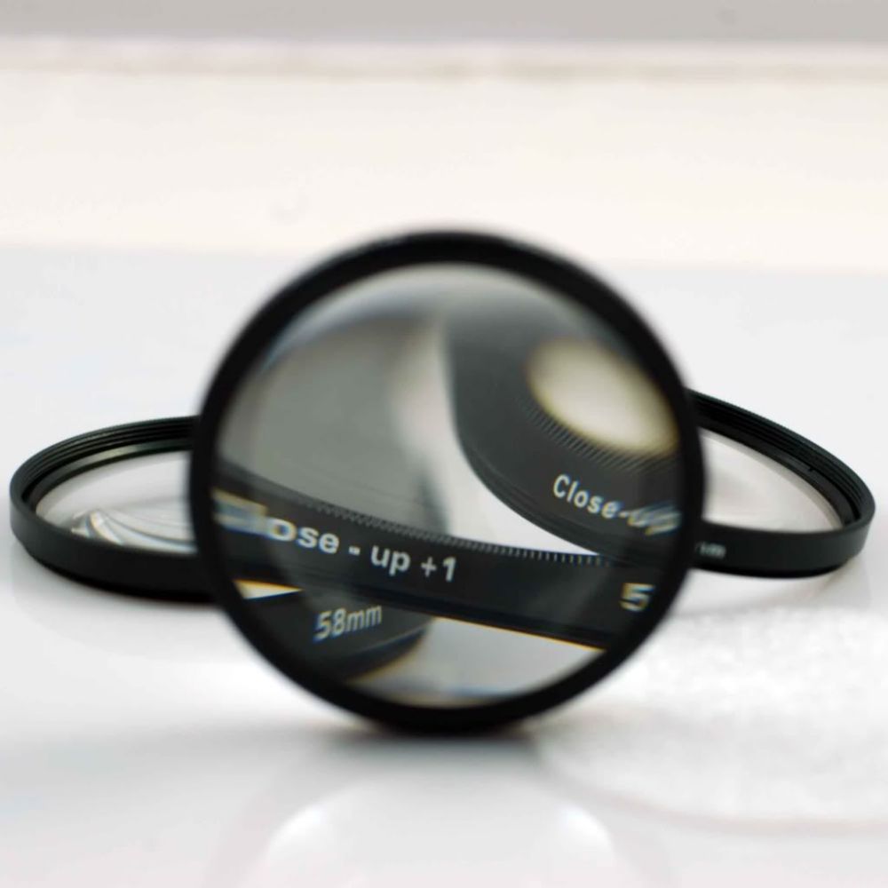 62mm 4 Piece Multi Coated Glass Close Up Macro Filter Set 1 2 4 10