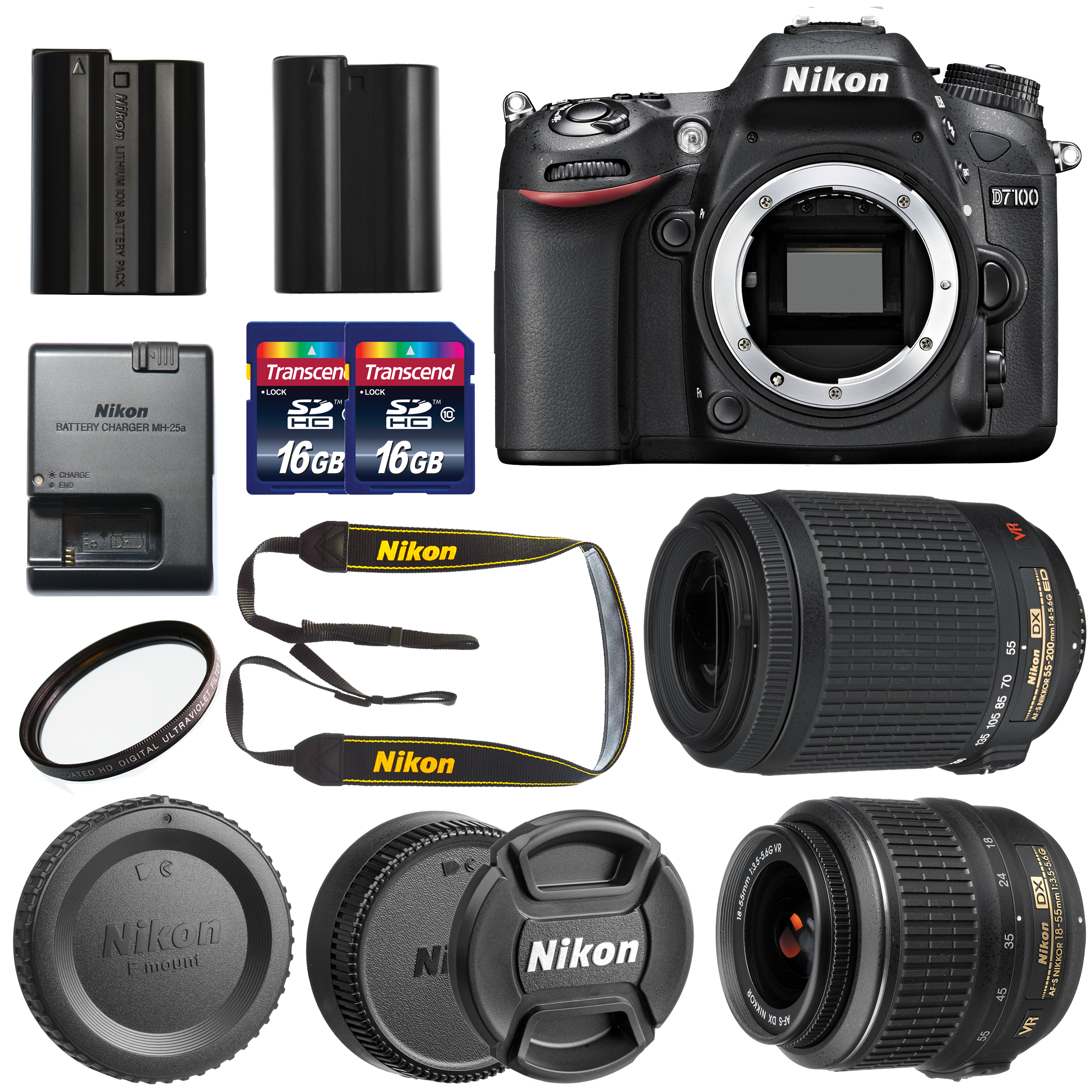 cultuur bouwer vrachtauto Nikon D7100 DSLR Format Digital SLR Camera Bundle DSLR7100KIT85