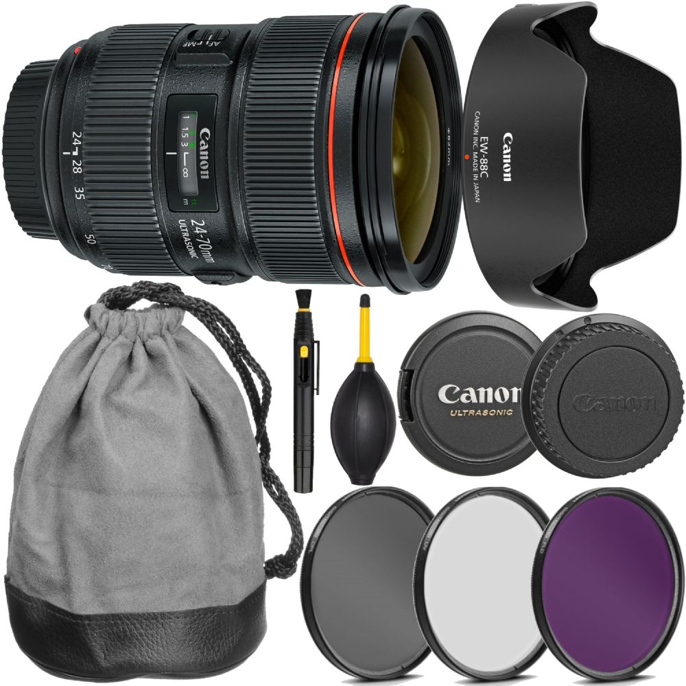 Canon EF 24-70mm f/2.8L II USM Lens + CPL Pro Kit CN247028IIPK