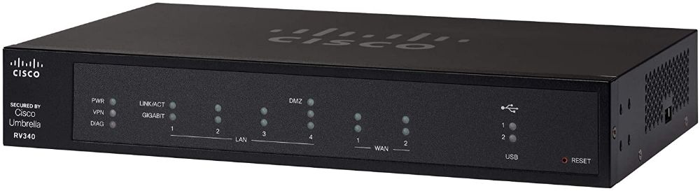 Meditatief landelijk wijsvinger CISCO RV340 VPN Router with 4 Gigabit Ethernet (GbE) Ports plus Dual WAN, Limited Lifetime Protection (RV340-K9-NA),Black RV340-K9-NA Meditatief landelijk wijsvinger CISCO RV340 VPN Router with 4 Gigabit Ethernet (GbE) Ports plus Dual WAN, Limited Lifetime Protection (RV340-K9-NA),Black RV340-K9-NA