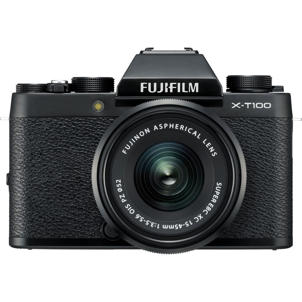 Fujifilm X T100 Mirrorless Digital Camera With 15 45mm Lens Black 16582804