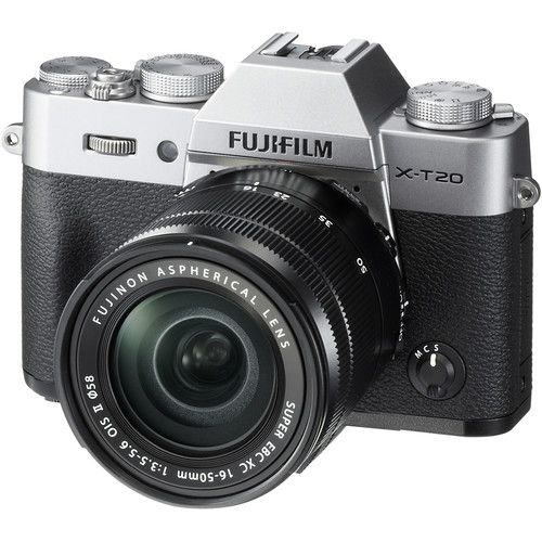 wassen Glimp Ook Fujifilm X-T20 Mirrorless Digital Camera with 16-50mm Lens (Silver) 16542880