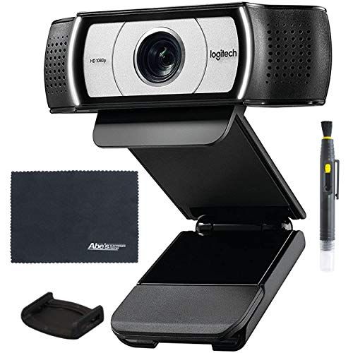 Eksisterer slutningen landmænd Logitech C930e 1080p HD Webcam with H.264 Compression (960-000971) +  External Privacy Shutter + AOM Bundle Kit