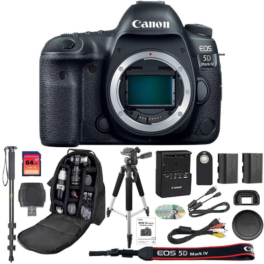 Canon EOS IV Camera Body + 64GB SDXC Card CN5D4BK