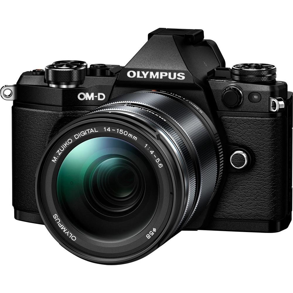 Olympus - E-M5 Mark II Mirrorless with Lens - Black V207040BU040