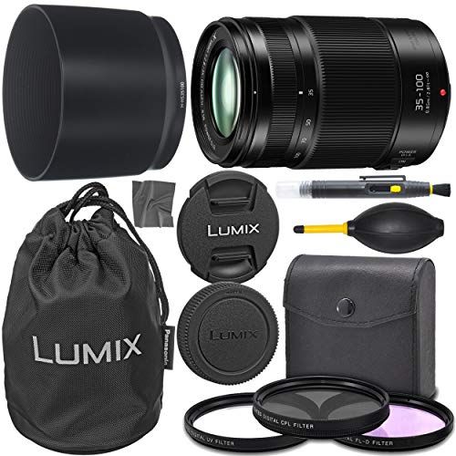 Korst revolutie Bedreven Panasonic Lumix G X Vario 35-100mm f/2.8 II Power O.I.S. Lens (H-HSA35100)  35-100mm f2.8-4 Mirrorless Camera Telephoto Zoom Lens + AOM Pro Bundle -  International Version (1 Year AOM Warranty)