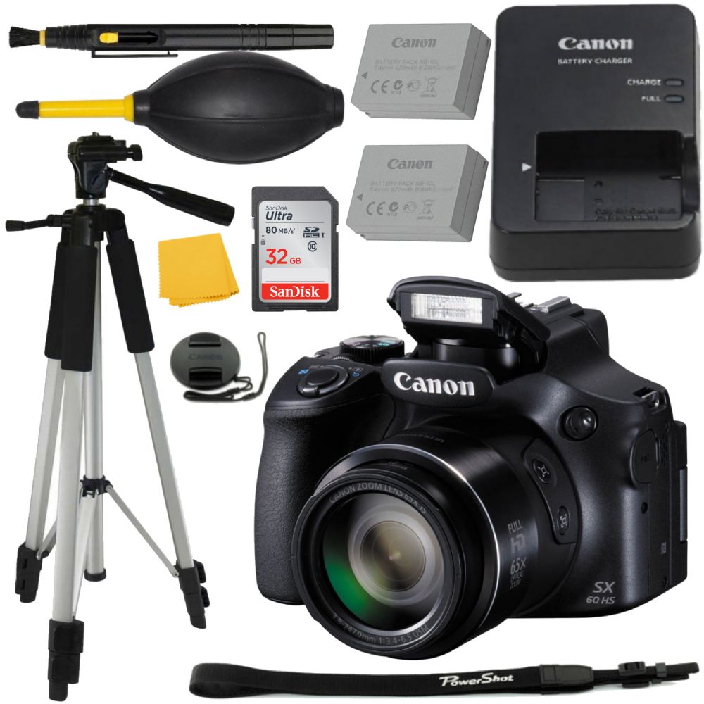 Canon PowerShot SX60 HS Digital Camera + MORE 9543B001