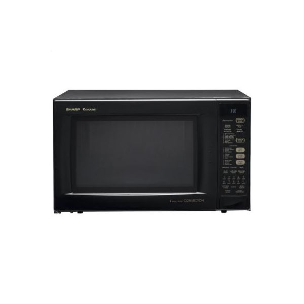 Sharp R930ak 1 5 Cu Ft Countertop Microwave Oven Black R930ak