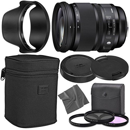 Sigma 24-105mm f/4 DG OS HSM Art Lens for Canon EF with AOM Starter Kit
