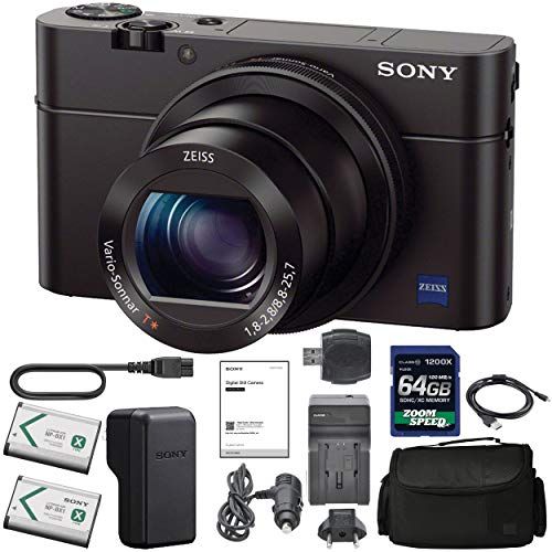 Sony Cyber-Shot DSC-RX100 III Digital Camera (DSCRX100M3/B) +