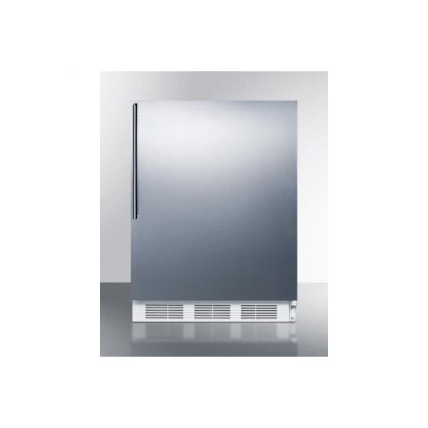 Freestanding counter height refrigeratorfreezer for residential use, cycle defrost with a