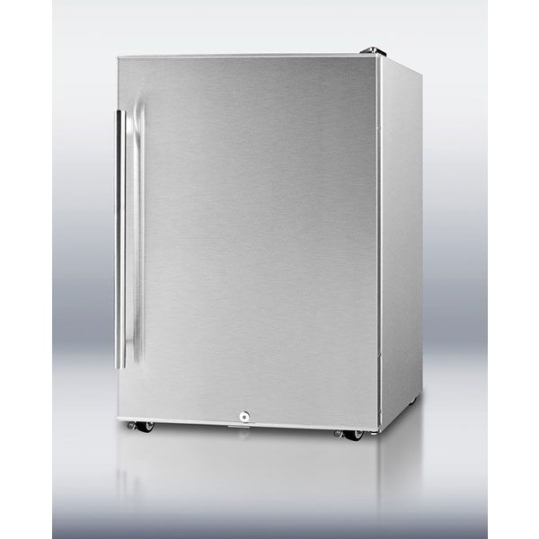 Summit 24" Outdoor Refrigerator with 4.8 cu. ft. Capacity, SPR6OS