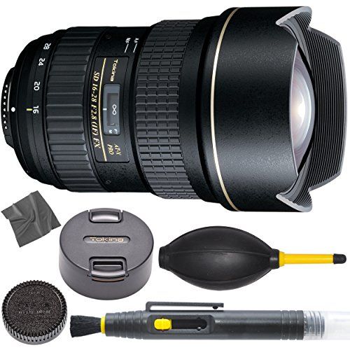 Tokina AT-X 16-28mm f/2.8 Pro FX Lens for Nikon with Front and Rear
