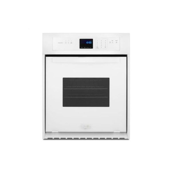 White Whirlpool(R) 3.1 Cu. Ft. Single Wall Oven with AccuBake(R) System