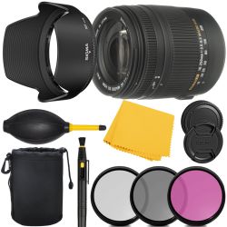 Sigma 18-250mm F3.5-6.3 DC Macro OS HSM for Canon EF Mount +ALL