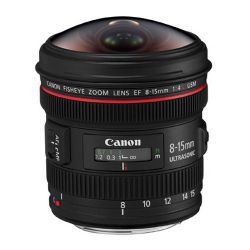 Canon EF 8-15mm f/4L Fisheye USM Ultra-Wide Zoom Lens