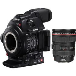 Canon EOS C100 Mark II Cinema EOS Camera with EF 24-105mm f/4L Lens