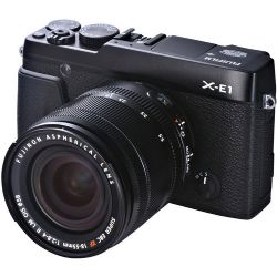 Fujifilm X-E1 with XF 18-55mm f/2.8-4 OIS Lens Black