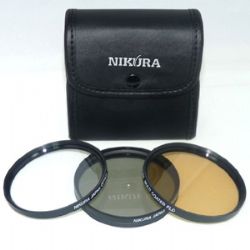 55mm 3-Piece Multi-Coated Filter Kit