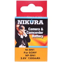 NP-BN1 Extended Battery For Sony Digital Cameras