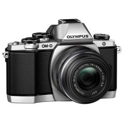 OM-D E-M10 Mirrorless Micro Four Thirds Digital Camera with 14-42mm Lens (Silver)